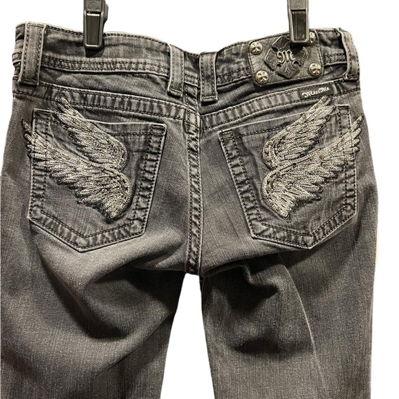 Miss Me Angel Wings black color size 30" - Picture 5 of 13